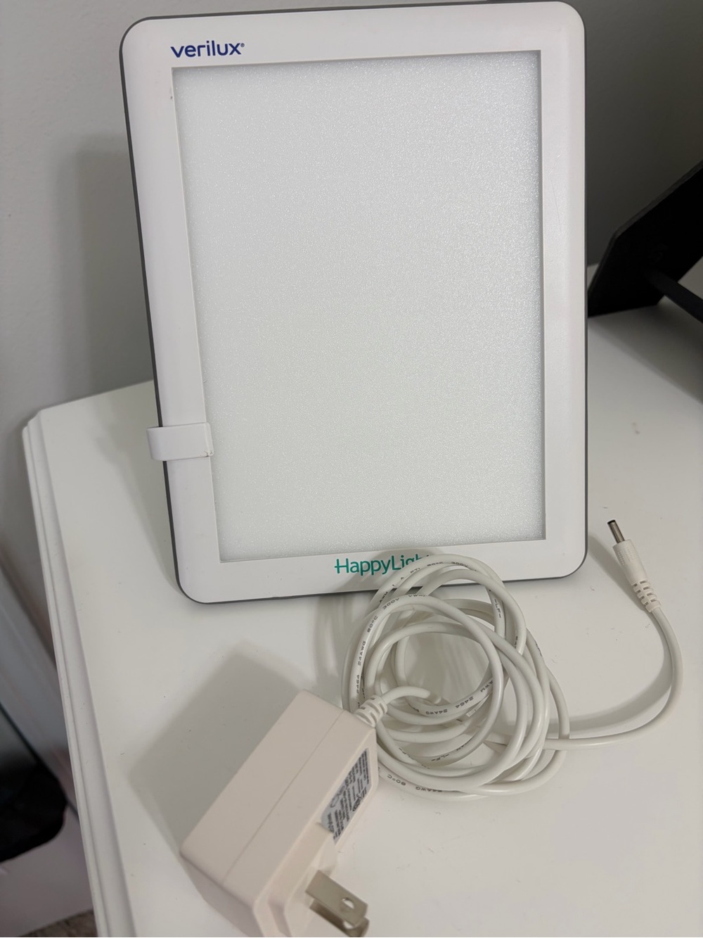Verilux White HappyLight Light Therapy Lamp - Portable SAD Therapy